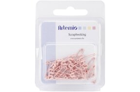 MINI SAFETY PINS PINK